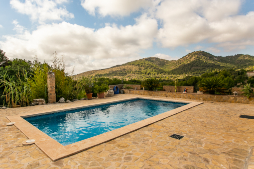 Beautiful pool area