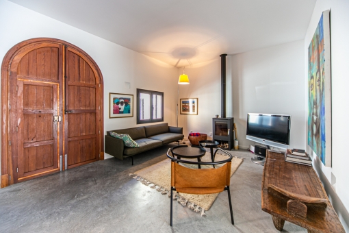Elegant entrance and living area