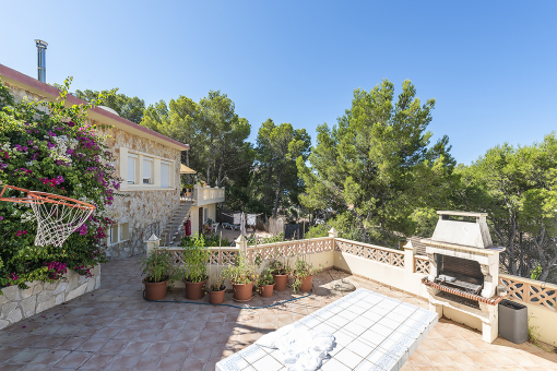 Terrace with bbq area
