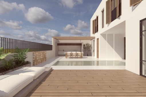 Newly built house with pool in Santanyí