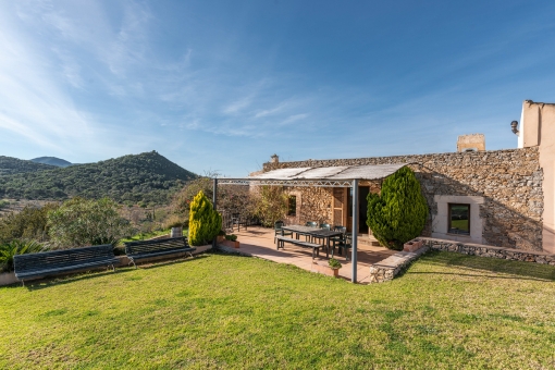 Enchanting terrace of the main house