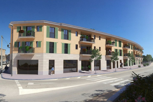 Exterior view of the new built complex