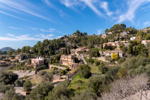 Blick über das Dorf Galilea