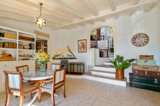 Living area on 2 floors