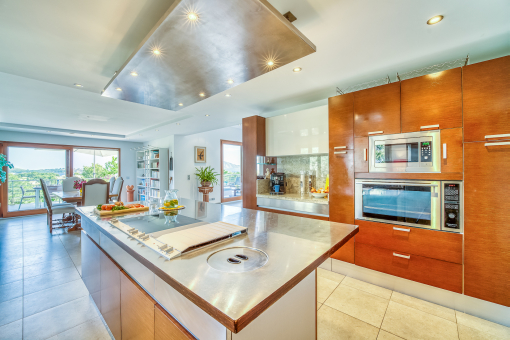 Kitchen with dining area