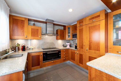 Rustic kitchen made of wood