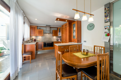 Dining area of the kitchen