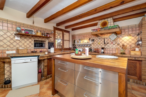 Rustic country house kitchen