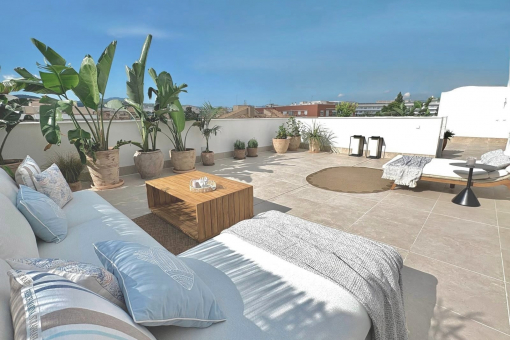 Last remaining unit – New-build penthouse with a spacious rooftop terrace in Palma