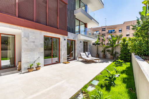 Large private terrace