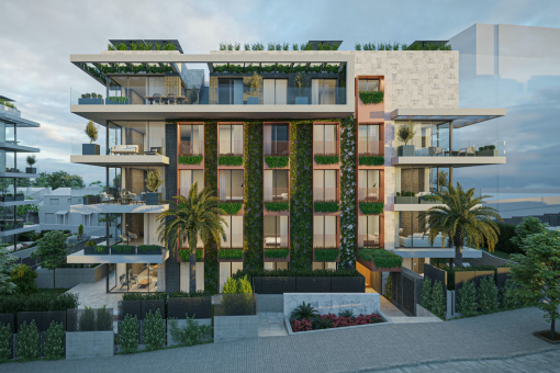 Exterior view of the new construction project