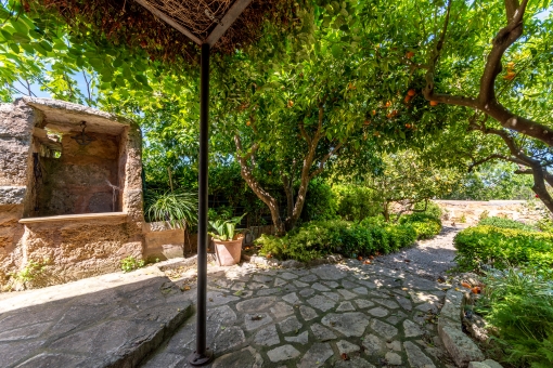 Alternative view of the garden