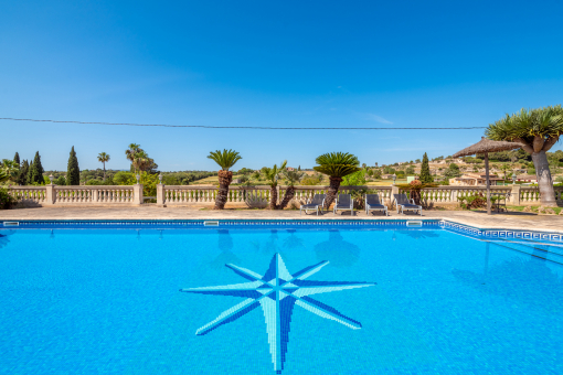 Inviting pool area