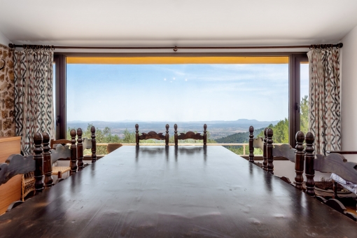 Dining area with a view