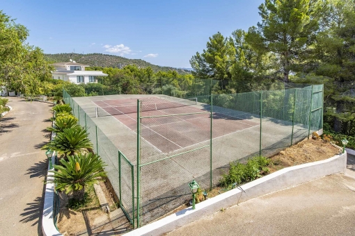 Own tennis court