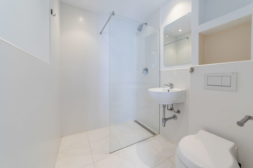 Bathroom with walk-in shower