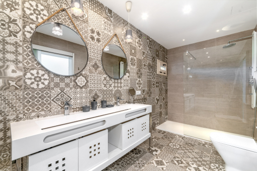 Bathroom with walk-in shower