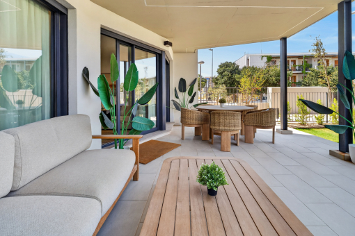 Überdachte Terrasse 