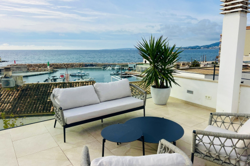 private rooftop terrace with panoramic views