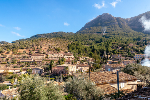 Wonderful views over Deia and the mountains