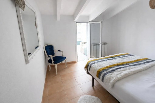 Oberes Schlafzimmer mit Terrasse