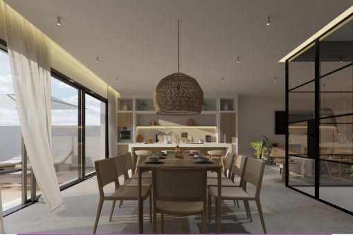 Exclusive luxury townhouse with private pool in Molinar