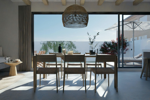 Luxurious dining area