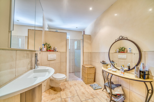 Bathroom with walk-in shower