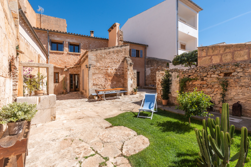 Lovely patio with garden and terraces