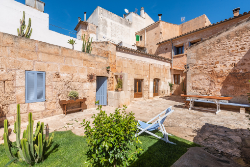 Patio and small garden