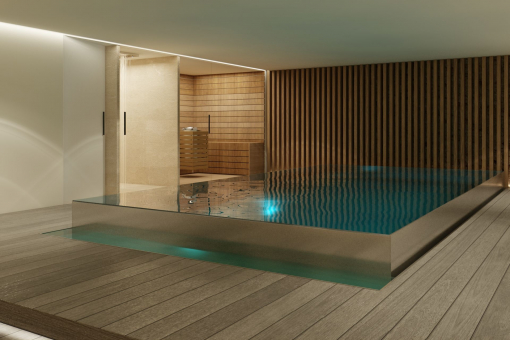 Indoor pool area