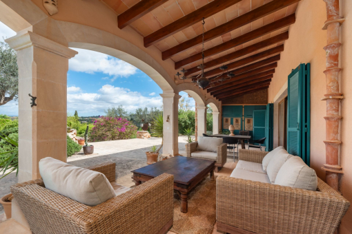 Covered terrace