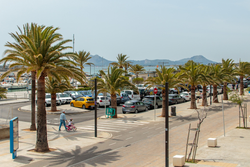 Blick über die Promenade