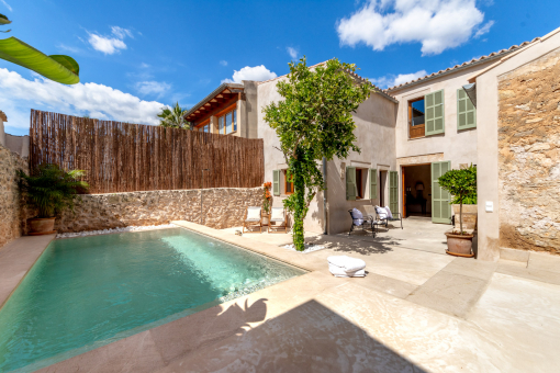 Inviting pool area