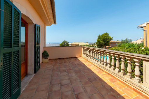 Balkon mit Ausblick