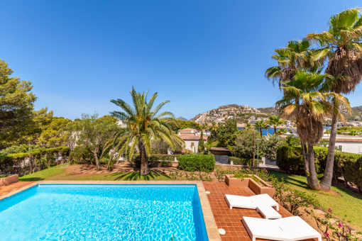 Dreamlike pool area