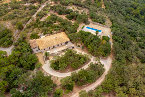 View of the property fromabove