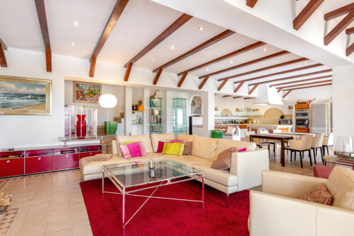 Open plan living concept