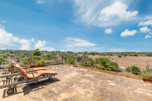 Roof terrace with sweeping views