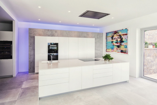 Modern kitchen with island
