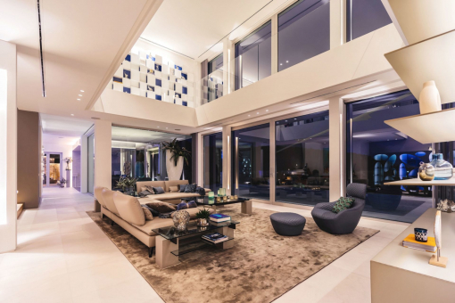 Living area by night