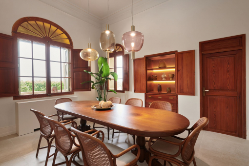 Enchanting dining area