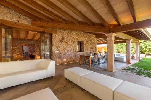 Terraza cubierta