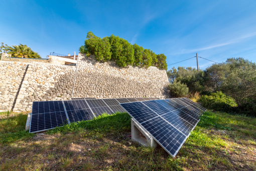 Solarenergie auf dem Grundstück
