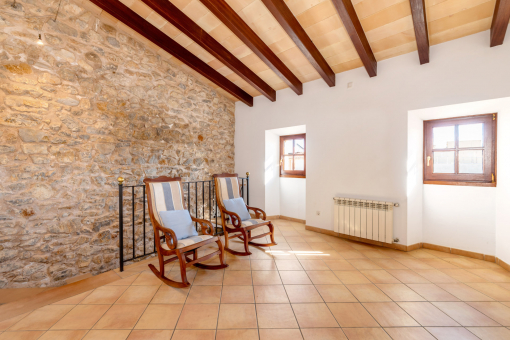 Open room on the upper floor