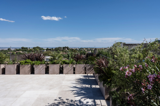 Roof-terrace with jacuzzi and kitchen