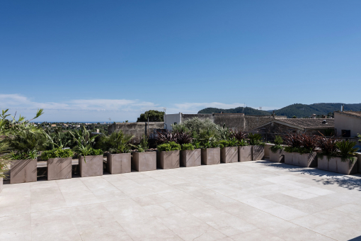 Roof-terrace with panoramic view