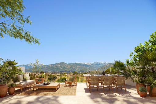 Panorama terrace with sweeping views