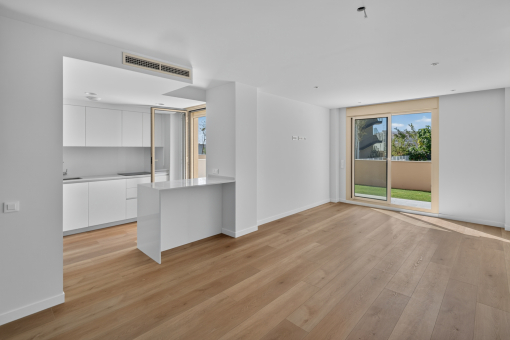 Dining and kitchen area