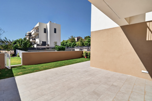 Covered terrace
